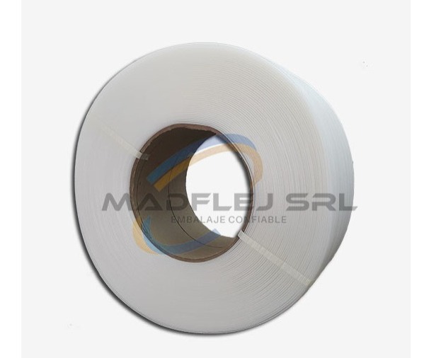 KILOS DE FLEJE PLASTICO VIRGEN CRISTAL DE 12 MM