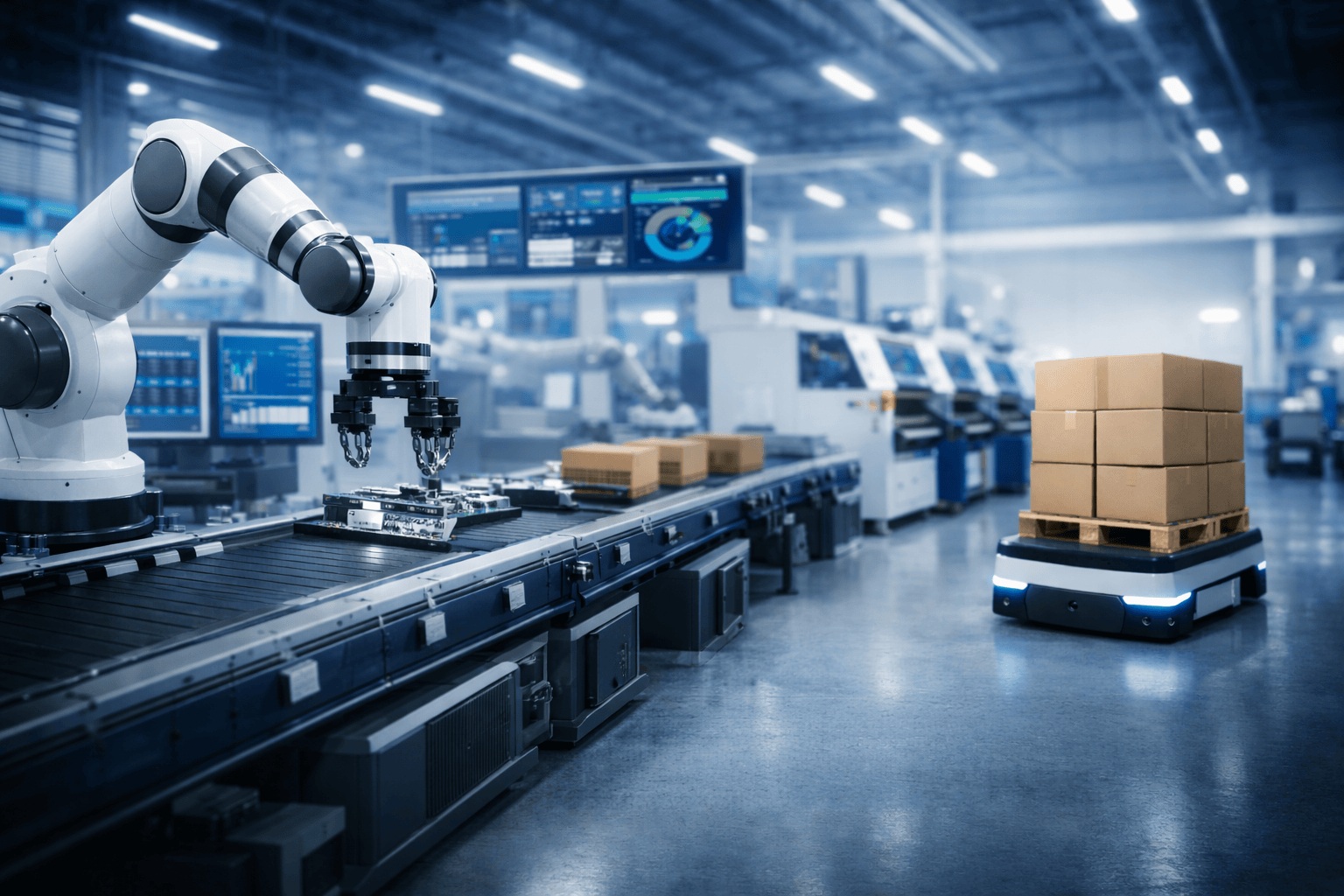 Implementación de soluciones automatizadas para mejorar productividad, reducir errores y optimizar tiempos de producción.